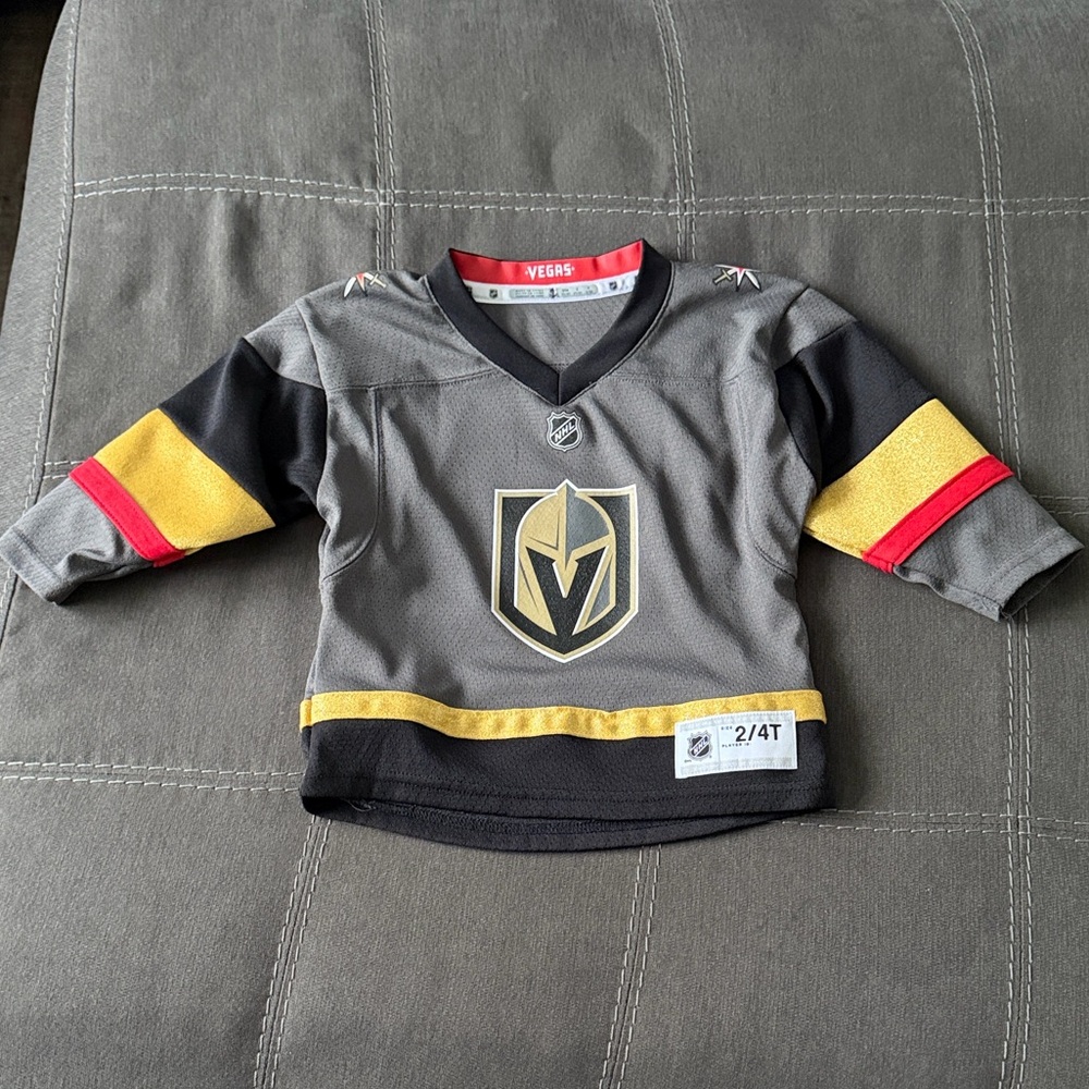 NHL Kids Vegas Golden Knights Jersey - Gray, Black, Gold, Red
